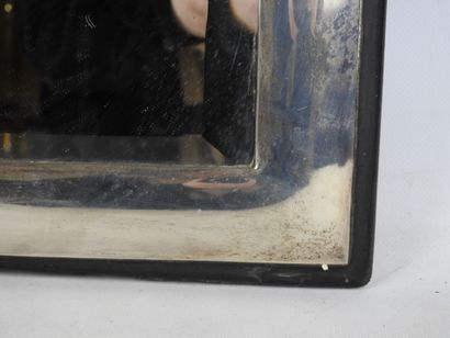 Rectangular dressing table mirror in ebony,...