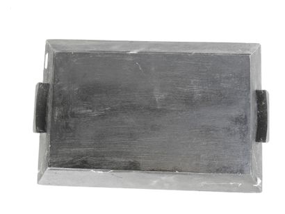 Small rectangular PLATEAU in black painted...