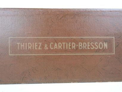 THIRIEZ & CARTIER BRESSON: Three-drawer haberdashery...