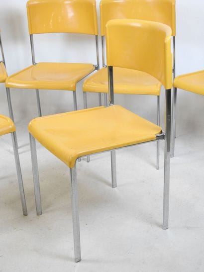 GRAPHAL for LAFARGE: Suite of six stacking...