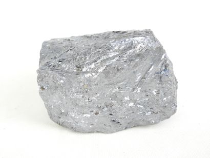 BLOCK of gray stone with brilliant reflections....