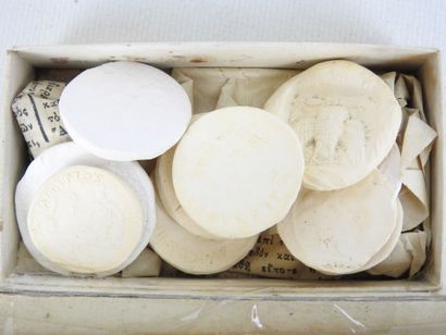 Plaster casts of antique coins (Roman, Greek,...