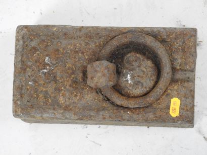 50-pound cast-iron 