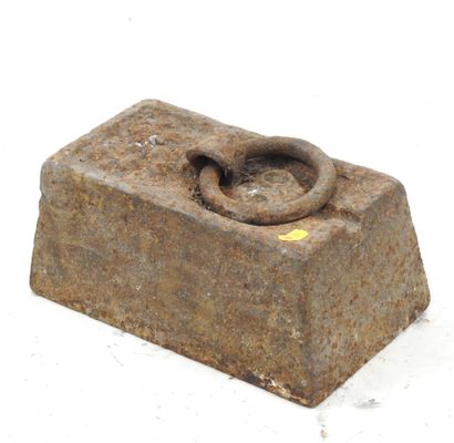50-pound cast-iron 