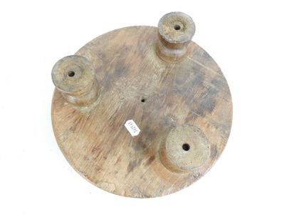 DESSOUS de PLAT circulaire en osier et dentelle...