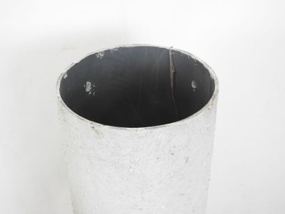 SIX LARGE PRESENTOIRS - Cylindrical cardboard...