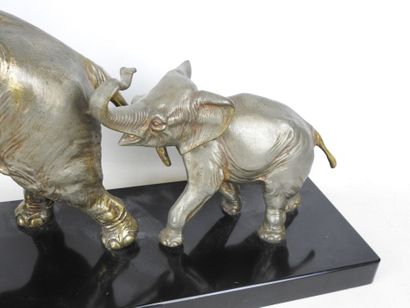 Irénée ROCHARD (1906-1984) : Elephants. Regula...