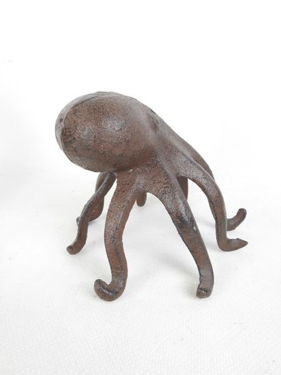 Two wrought-iron spiral BOUGEOIRS, one with...