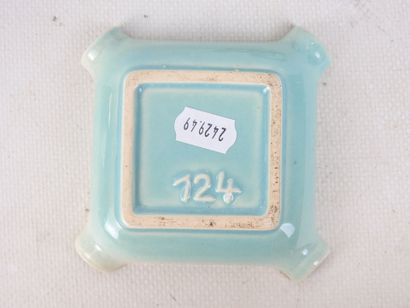 Earthenware OTARIE with lead slip. H. 13...