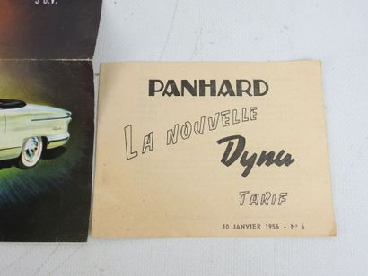 AUTOMOBILE BROCHURE: PANHARD. 22 x 27 cm...