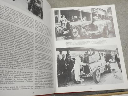 THREE BOOKS on the BUGATTI automobile marque:...