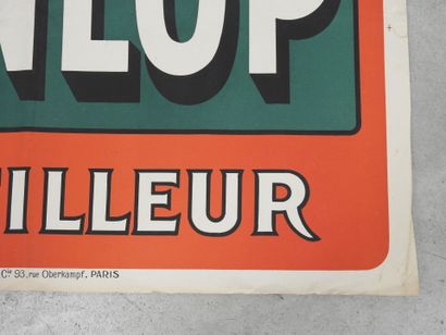 DUNLOP: The best dunlop bicycle tire. Poster...