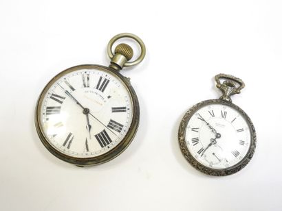 AUTOMOBILE REGULATOR in silver-plated metal,...