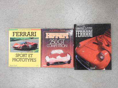 THREE BOOKS on the FERRARI brand, including...