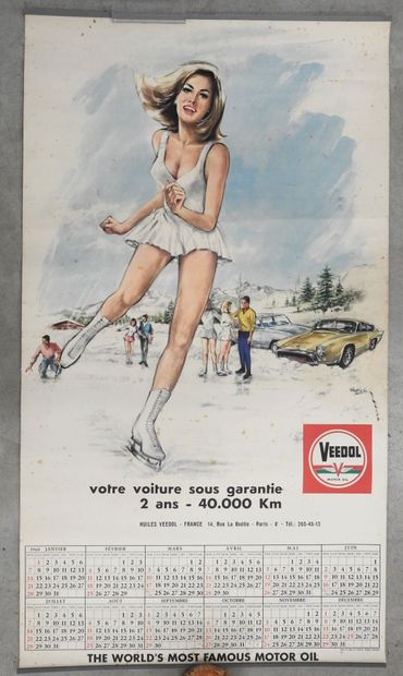 Robert LEDU (20th) - VEEDOL: Lithographed...