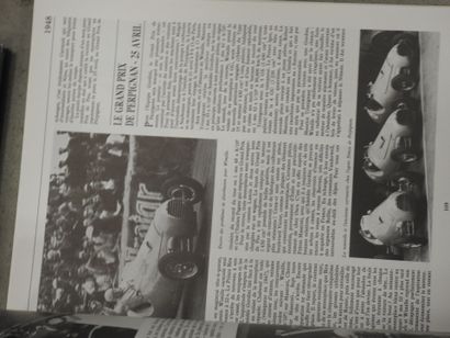 FOUR BOOKS on motor racing, including : -...