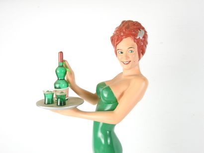 GET 27: Advertising pin-up in polychrome...