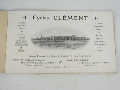 AUTOMOBILE CATALOGUE: Clément. 1903. Paris....