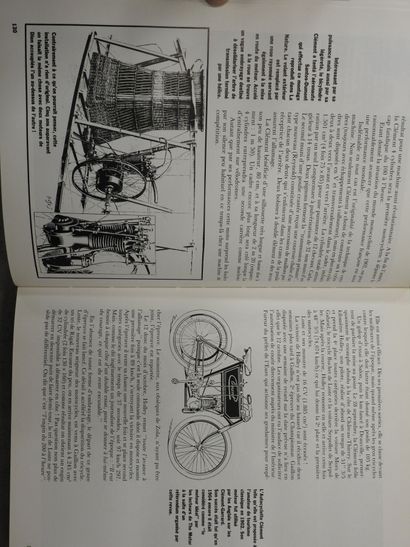 EIGHT BOOKS on the theme of motorcycles,...