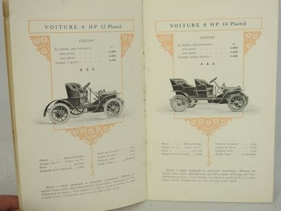 AUTOMOBILE CATALOGUE: Dion-Bouton. 1910....