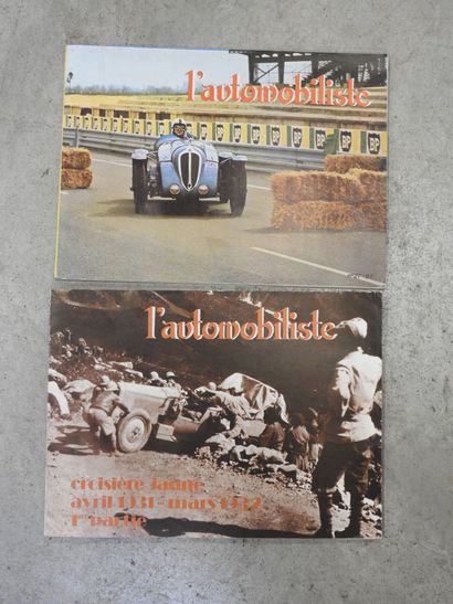 L'AUTOMOBILISTE: Two paperbacks - Croisière...