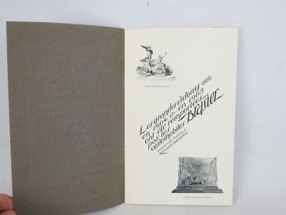 AUTOMOBILE CATALOG: BRASIER. 1905. Imp. Draeger....
