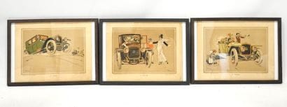 René VINCENT (1879-1936), after : Les Quat's-Z-Arts-...