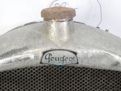 Metal PEUGEOT car CALANDER with radiator,...