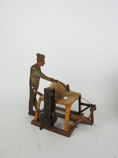 ARTISAN - Sawmill. Mechanical game in lithographed...