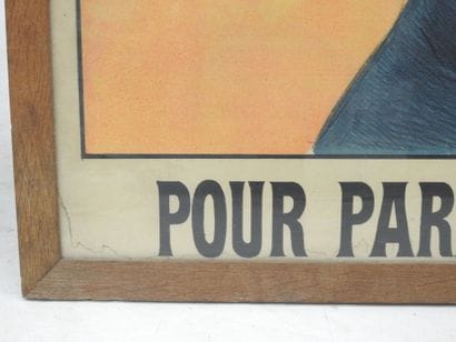 L'ILLUSTRE NATIONAL: Color advertising poster....