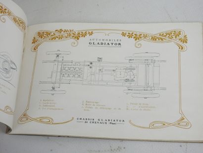 AUTOMOTIVE CATALOGUE: Gladiator. 1907. Imp....