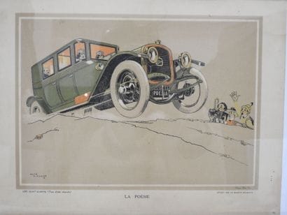 René VINCENT (1879-1936), after : Les Quat's-Z-Arts-...