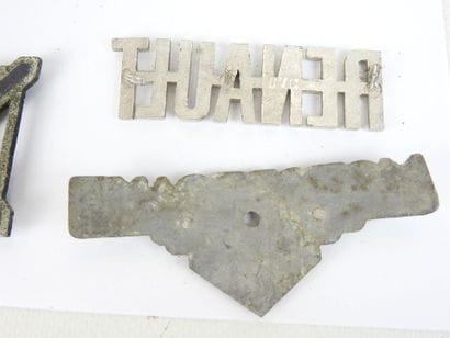 FIVE AUTOMOBILE PLAQUES and INSIGNES including...