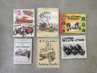SIX BOOKS about cars: - 4 cylinder Autocar...