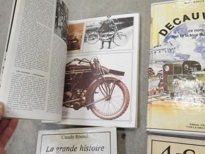 SIX BOOKS about cars: - 4 cylinder Autocar...