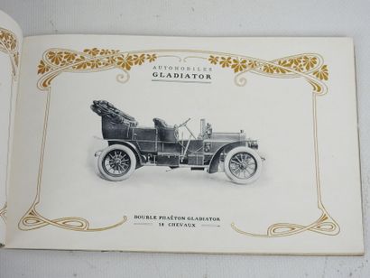 AUTOMOTIVE CATALOGUE: Gladiator. 1907. Imp....