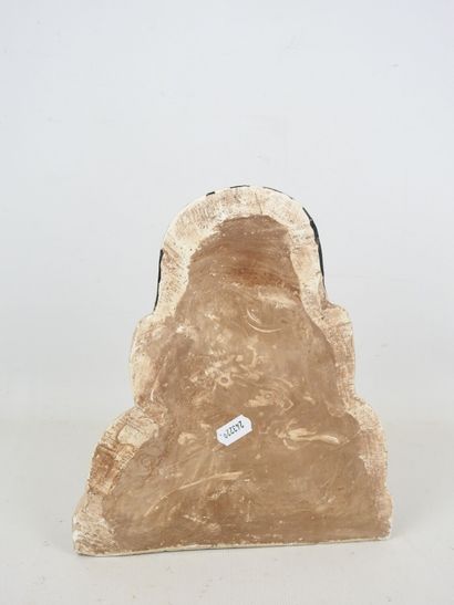 PIERROT GOURMAND: Partially patinated plaster...
