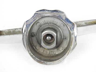 MORRIS: Chrome-plated metal automobile mascot...