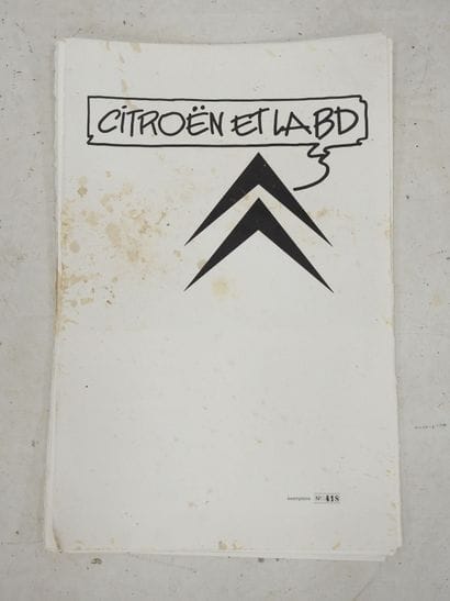 C. BAILLY - M. LEMELIN: Citroën, et la BD....