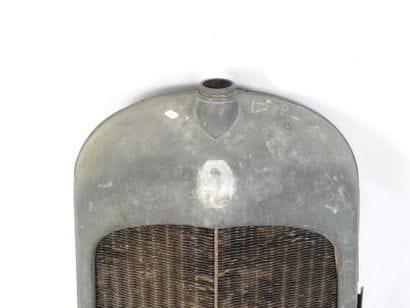 Metal car CALENDER with radiator. Jean Gallay...