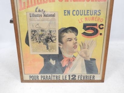 L'ILLUSTRE NATIONAL: Color advertising poster....