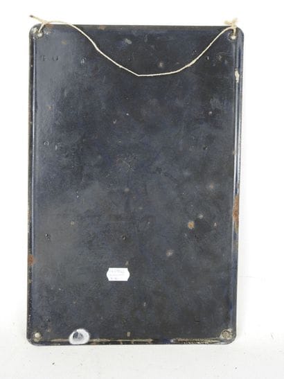 EMAILLED PLAQUE 