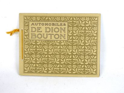 AUTOMOBILE CATALOGUE: Dion-Bouton - Our new...