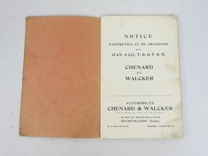 CATALOGUE AUTOMOBILE - Maintenance and lubrication:...