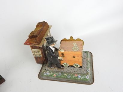 ARTISAN - Sawmill. Mechanical game in lithographed...