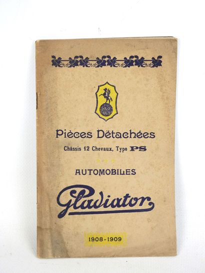 CATALOGUE AUTOMOBILE: Gladiator - Spare parts...