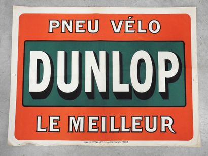 DUNLOP: The best dunlop bicycle tire. Poster...