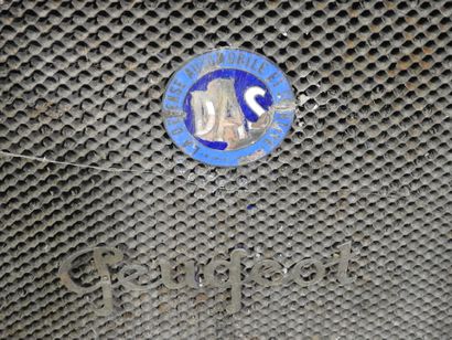 Metal PEUGEOT car CALANDER with radiator,...
