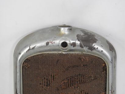 Metal car CALENDER with radiator. Brand Chausson....