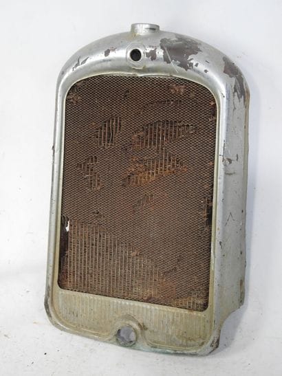 Metal car CALENDER with radiator. Brand Chausson....